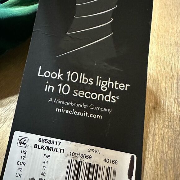 MiracleSuit Siren Underwire Swimsuit Tropical Palms size 12 - Picture 5 of 11